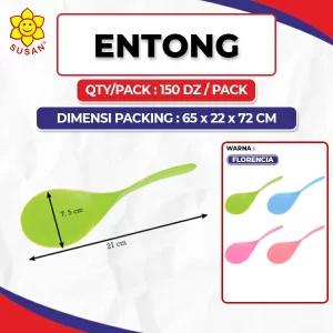 centong nasi plastik