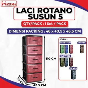 Rotano Drawer 5 Stack