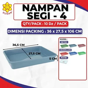 Nampan Segi 4