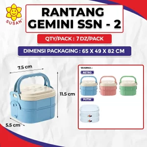 Rantang Gemini Susun 2