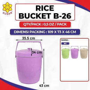 Rice Bucket B - 26