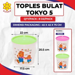Toples Bulat Tokyo 5