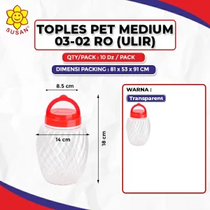Toples PET Medium 03-02 (ULIR)