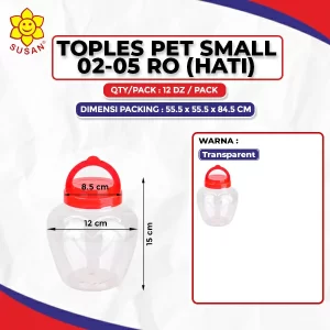 Toples PET Small 02-05 (HATI)