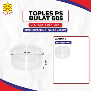 Round Mica 605 Jar