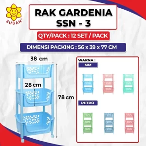 Gardenia Rack 3 Tier