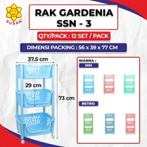 Gardenia Rack 3 Tier