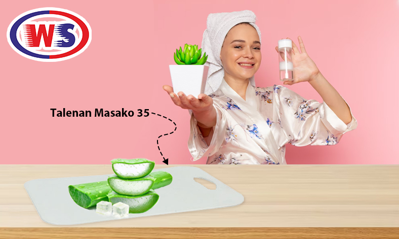 masker wajah alami