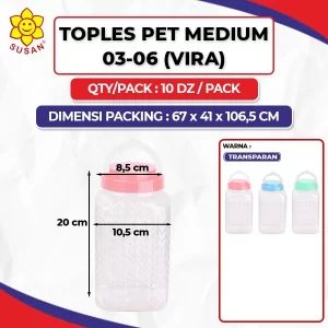 Toples PET Medium 03-06 (VIRA)