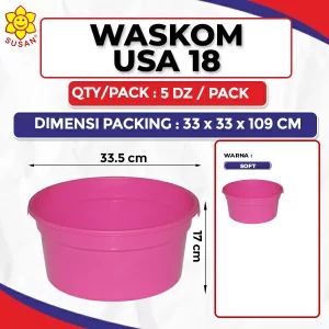 Baskom air bulat besar