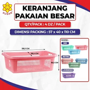 Large Square Laundry Basket