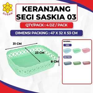 Saskia 03 Square Basket