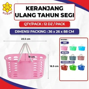 Square Birthday Basket