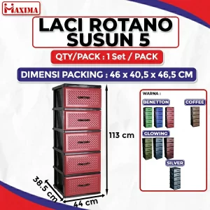 Rotano Drawer 5 Stack