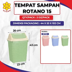 Tempat Sampah Rotano 15