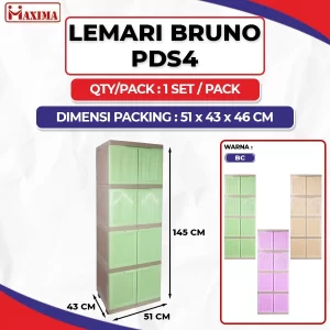 lemari plastik 4 susun
